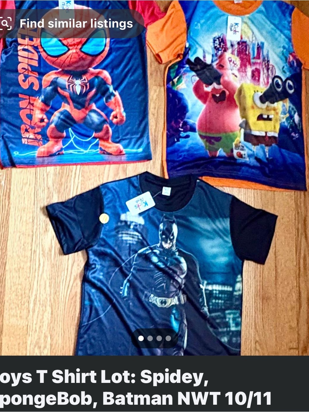 Batman Spider-Man SpongeBob Boys Graphic Tee - Kids Shirt